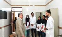 تقدیر رئیس دانشکده پزشکی از پزشک مرکز خدمات جامع سلامت حضرت امام سجاد(ع)