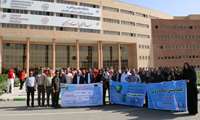 برگزاری همایش پیاده‌روی به مناسبت هفته سلامت در دانشگاه علوم پزشکی زاهدان