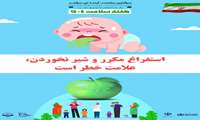 استفراغ مکرر و شیر نخوردن، علامت خطر است