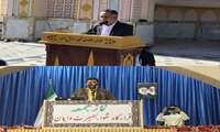سخنرانی نمایندگان جامعه پرستاری دانشگاه علوم پزشکی زاهدان در نماز جمعه زاهدان به مناسبت هفته پرستار