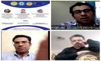 استمرار آموزش های  ویدئو کنفرانسی به دستیاران چشم پزشکی الزهراء (س)  در بحران کرونا