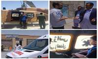 گزارش تصویری از حضور فوری کارکنان اورژانس پیش بیمارستانی دانشگاه جهت ارزیابی محیطی مناطق متاثر از زلزله 5.5 ریشتری ظهر دوشنبه دوم خرداد ماه 1401
