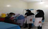 گزارش تصویری از تلاش مدافعان سلامت مرکز خدمات جامع سلامت قطار خنجک و عمار و یاسر زاهدان در مهار کرونا