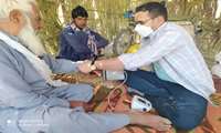 ارائه خدمات به 57 نفر از شهروندان مناطق محروم و دورافتاده خاش توسط تیم های جهادی شبکه بهداشت و درمان خاش