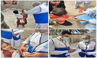 واکسینه شدن ۳۰۰۰ کودک غیرایرانی ساکن شهرستان سیب وسوران