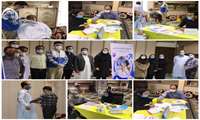 برپایی دومین ایستگاه سلامت به مناسبت هفته ملی سلامت مردان در شهرداری زاهدان