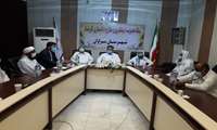 برگزاری جلسه ي هماهنگي با  ائمه جمعه وجماعات شهرستان سراوان در رابطه با بيماري كرونا