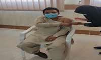 واکسینه نمودن نیروهای مرکز ۱۶ ساعته شهر سوران بر علیه بیماری کرونا
